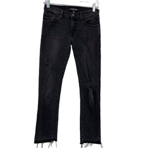 Women's Black Cropped Jeans